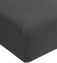 FORMESSE | Jersey-Spannleintuch "Bella Donna" 180/200 cm - 200/220 cm (Weiss) | grau